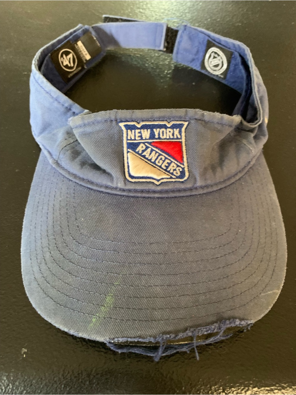 NHL 47  Blue Visor New York Rangers